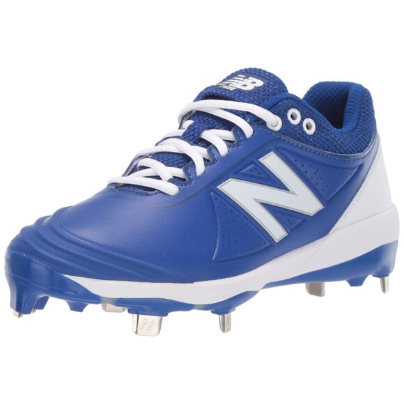 New Balance Women's Fuse V2 Metal Softball Shoe, Royal Blue and White Size 5 - Picture 1 of 10